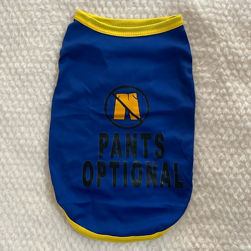 Pants Optional Pet Shirt, New - Picture 1 of 5